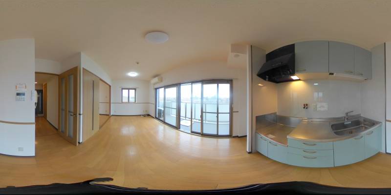 パノラマ画像キッチン