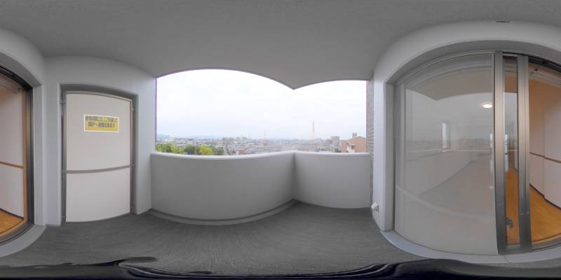 パノラマ画像バルコニー