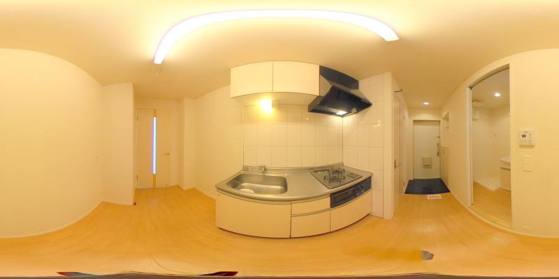 パノラマ画像キッチン