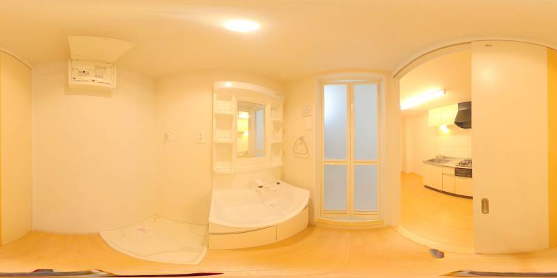 パノラマ画像洗面所