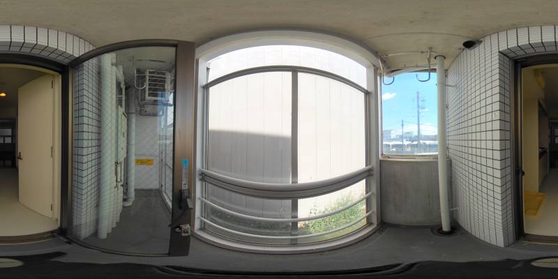 パノラマ画像バルコニー