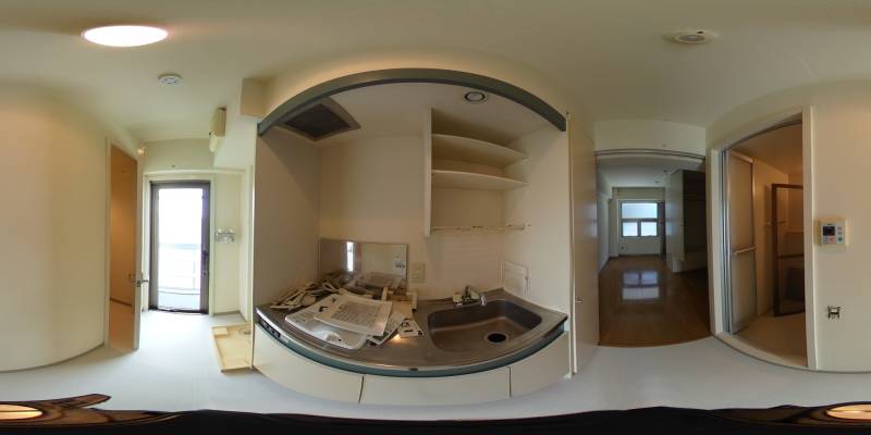 パノラマ画像キッチン