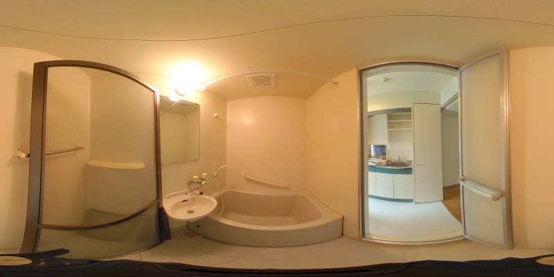 パノラマ画像バスルーム