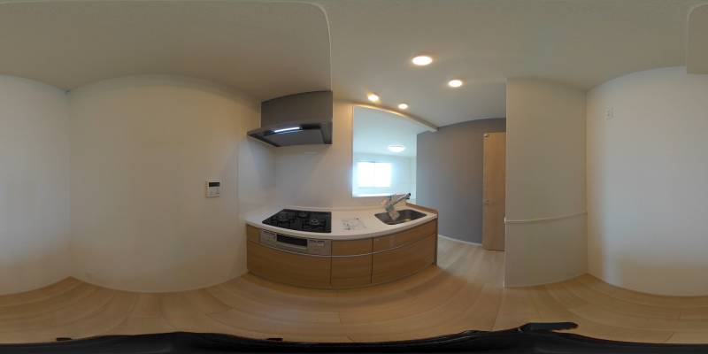 パノラマ画像キッチン