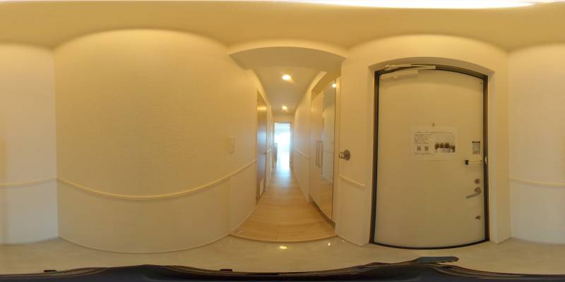 パノラマ画像玄関