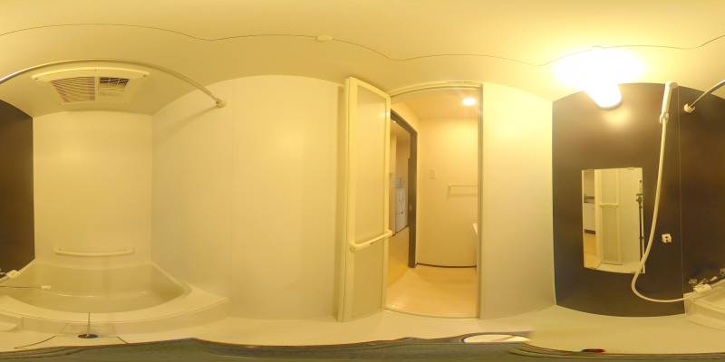 パノラマ画像バスルーム