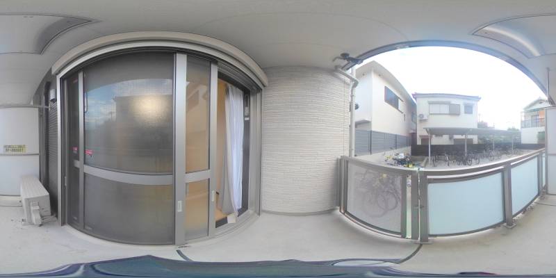 パノラマ画像バルコニー