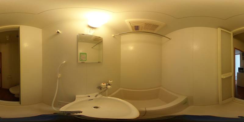 パノラマ画像バスルーム