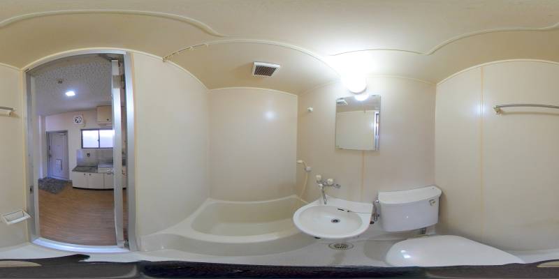 パノラマ画像バスルーム