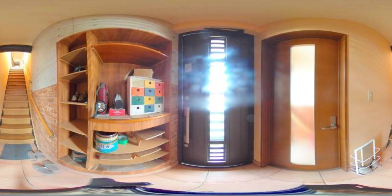 パノラマ画像玄関