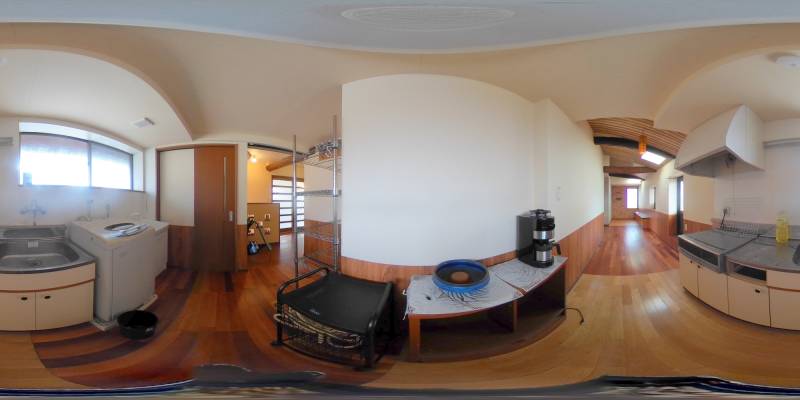 パノラマ画像キッチン