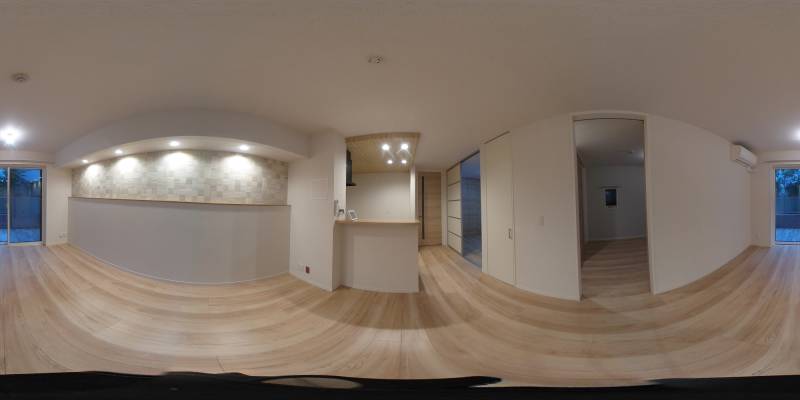 パノラマ画像リビング