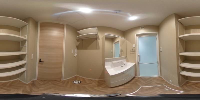 パノラマ画像洗面所