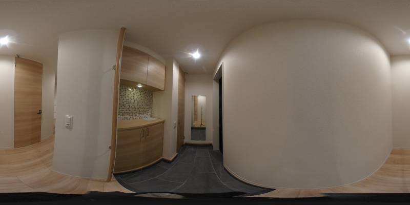 パノラマ画像玄関