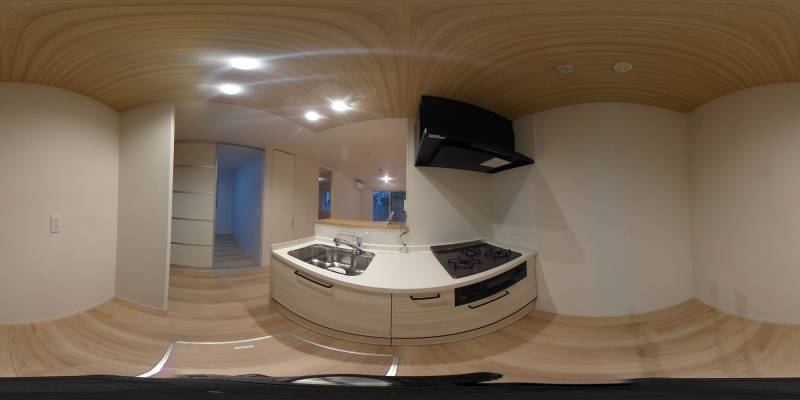 パノラマ画像キッチン