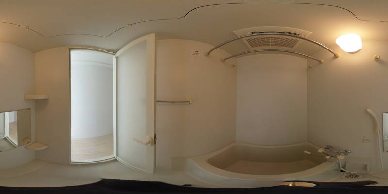 パノラマ画像バスルーム