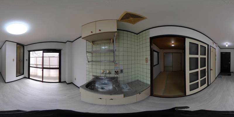 パノラマ画像キッチン