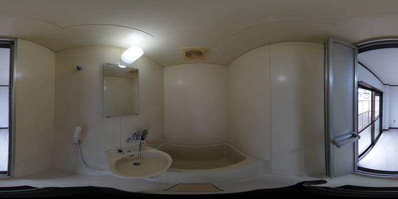 パノラマ画像バスルーム