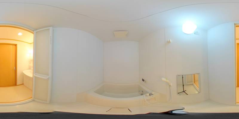 パノラマ画像バスルーム