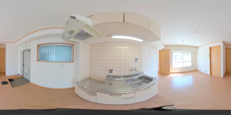 パノラマ画像キッチン