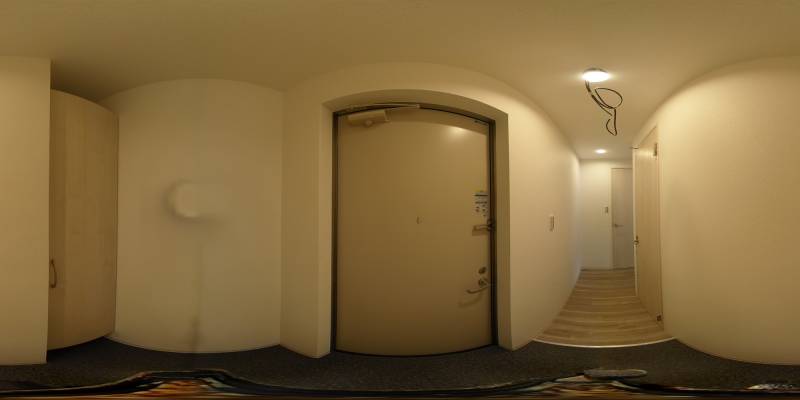 パノラマ画像玄関