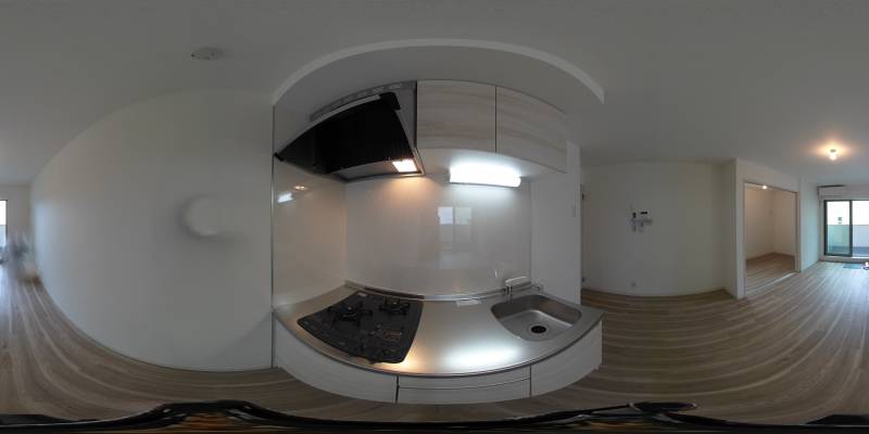 パノラマ画像キッチン