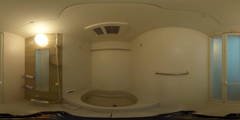 パノラマ画像バスルーム