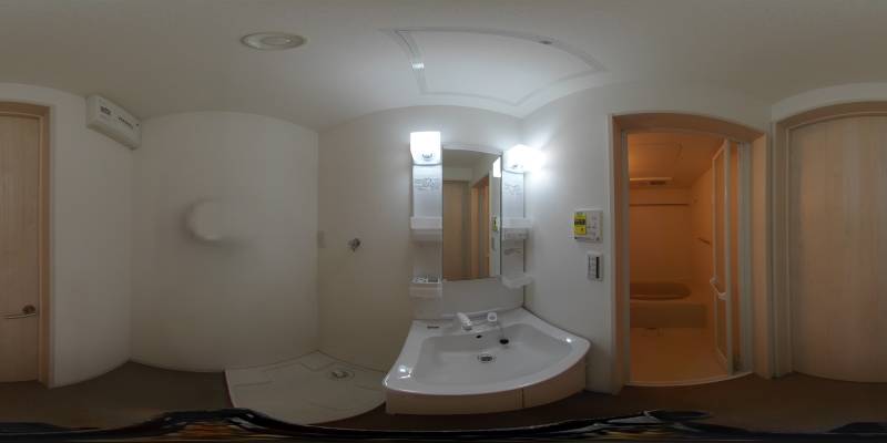 パノラマ画像洗面所