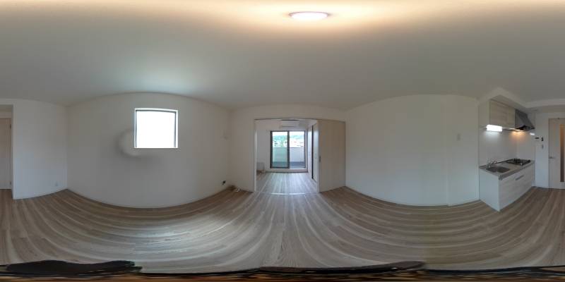 パノラマ画像リビング