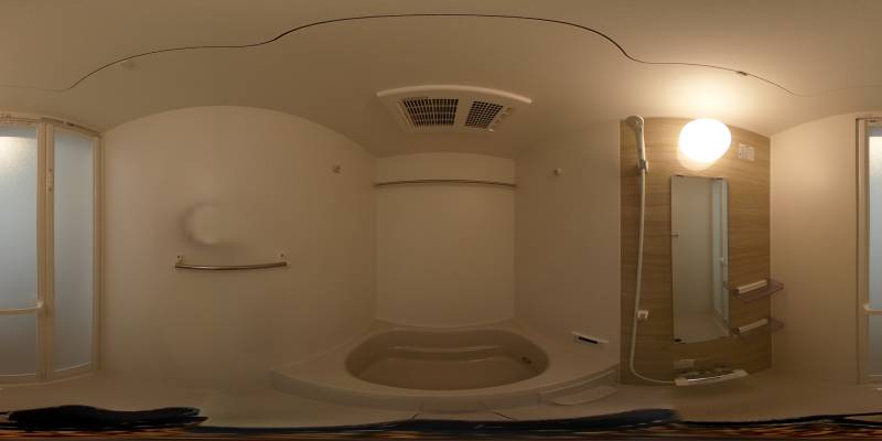 パノラマ画像バスルーム