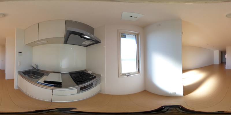 パノラマ画像キッチン