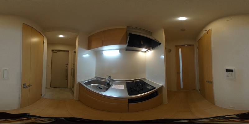 パノラマ画像キッチン