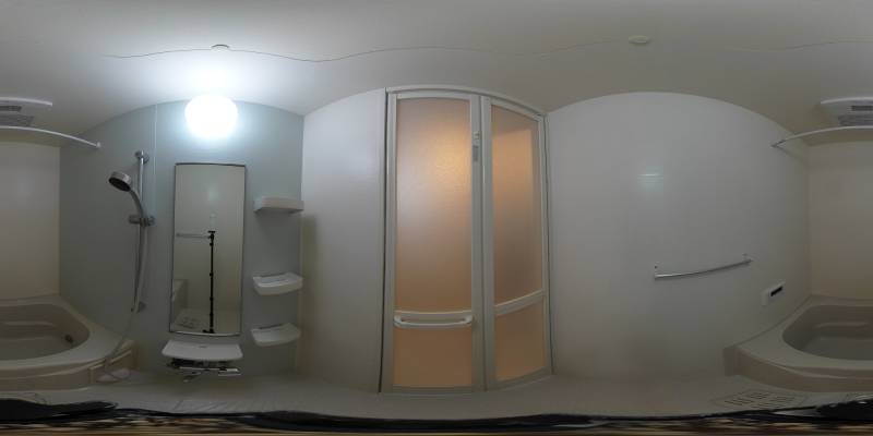 パノラマ画像バスルーム