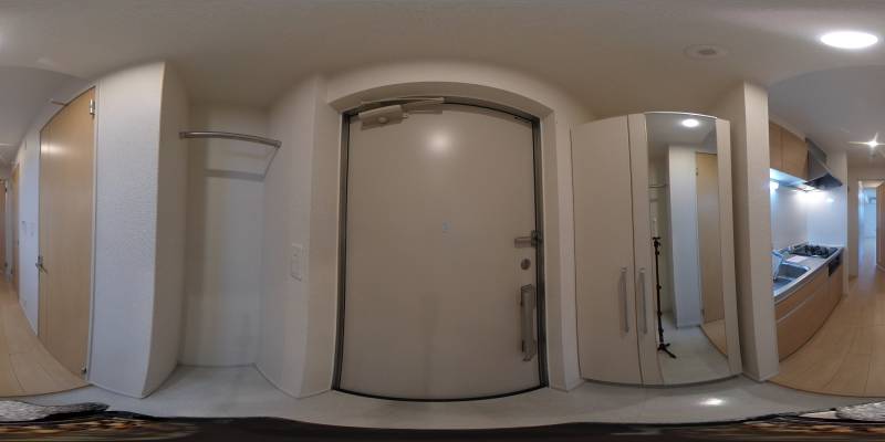 パノラマ画像玄関