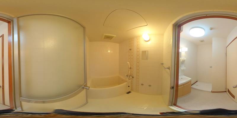 パノラマ画像バスルーム