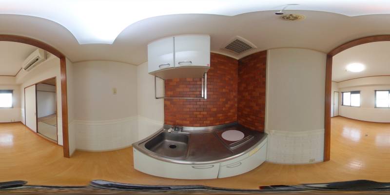 パノラマ画像キッチン