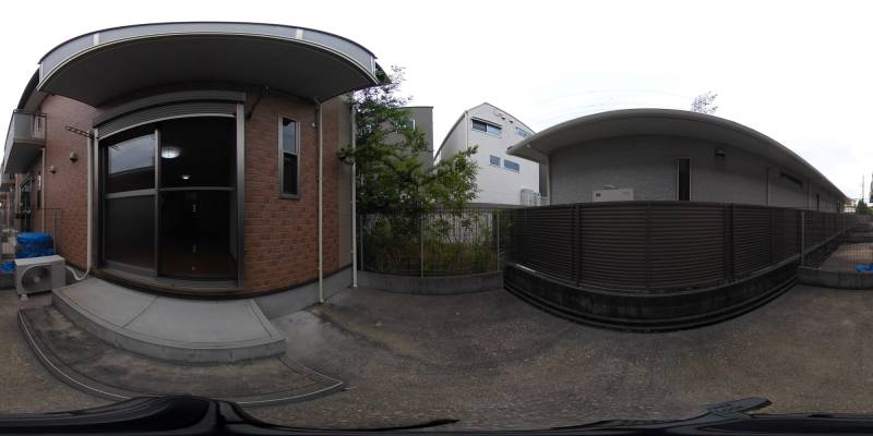 パノラマ画像庭