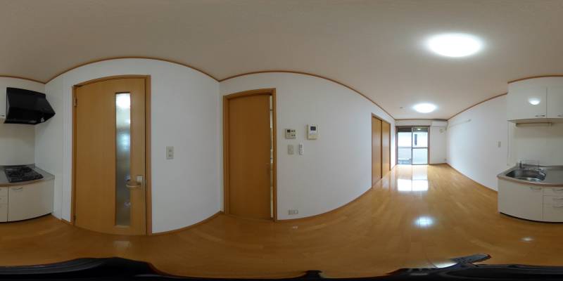 パノラマ画像キッチン