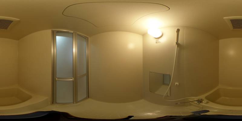 パノラマ画像バスルーム