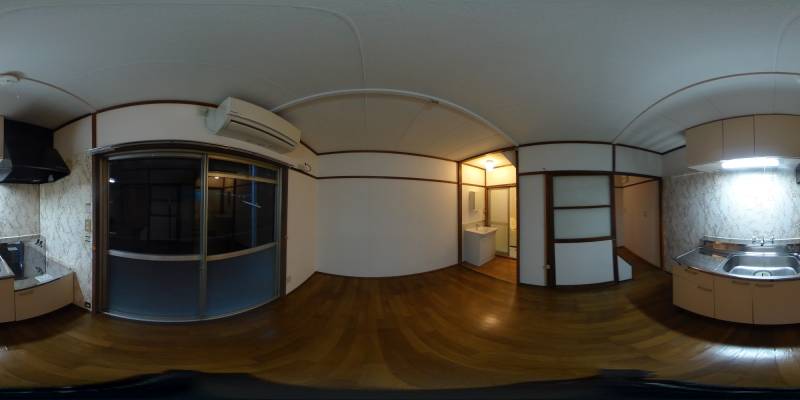 パノラマ画像キッチン