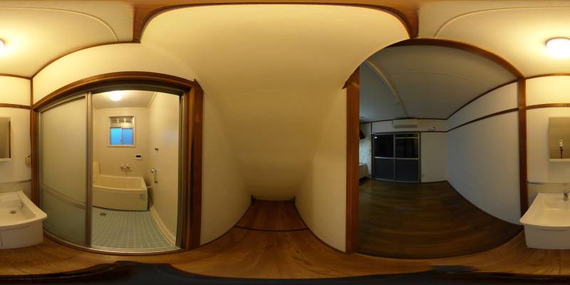 パノラマ画像洗面所