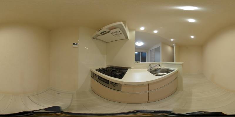 パノラマ画像キッチン