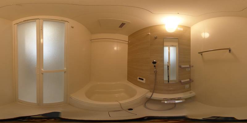 パノラマ画像バスルーム