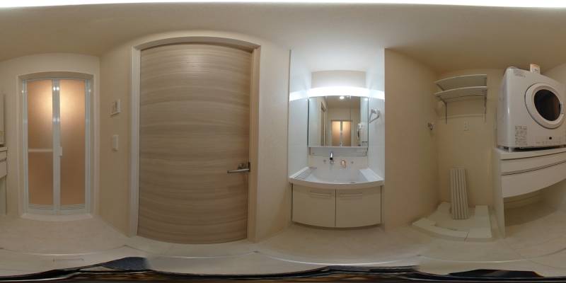 パノラマ画像洗面所