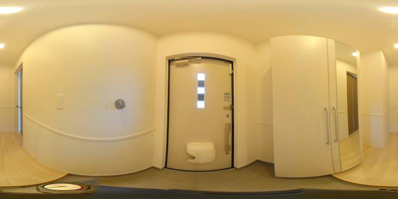 パノラマ画像玄関