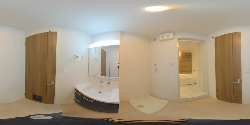 パノラマ画像洗面所