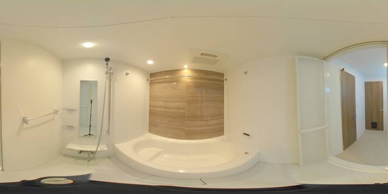 パノラマ画像バスルーム