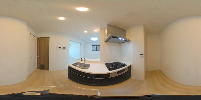 パノラマ画像キッチン