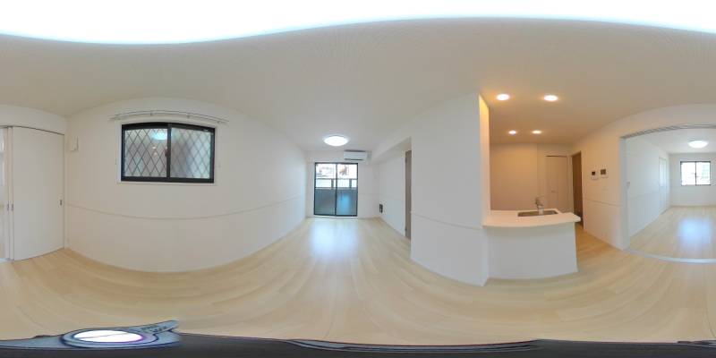 パノラマ画像リビング