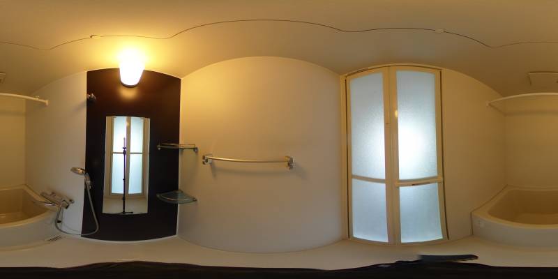 パノラマ画像バスルーム